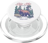 Big Sky Montana Bear Souvenir Graphic PopSockets PopGrip para MagSafe