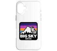 Big Sky Montana Esquí Snowboard Esquí Familiar Carcasa para iPhone 16 Plus