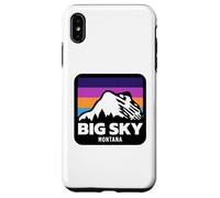 Big Sky Montana Esquí Snowboard Esquí Familiar Carcasa para iPhone XS MAX