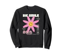 Big Smile It's Happy Day (Gráfico de Flores) Sudadera
