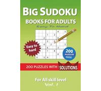 Big Sudoku books for adults Easy to Hard: 6x9 Handy Size 9x9 Grid Large Print Perfect for All Skill Levels 2 puzzles per page (SUDOKU MASTER SERIES)