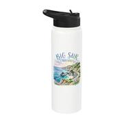 Big Sur California Acuarela Vintage Stainless Steel Insulated Water Bottle