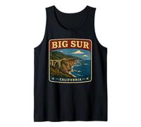 Big Sur California Big Sur Souvenir Viaje por Carretera Camiseta sin Mangas