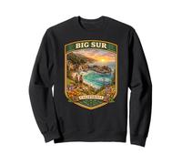 Big Sur California Big Sur Souvenir Viaje por Carretera Sudadera