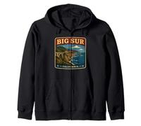 Big Sur California Big Sur Souvenir Viaje por Carretera Sudadera con Capucha