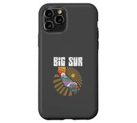 Big Sur California Outdoors Retro Mountains & Waves Carcasa para iPhone 11 Pro