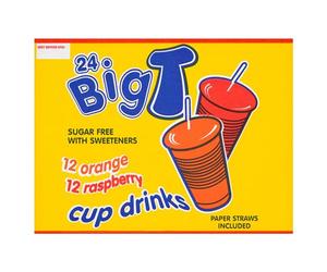 Big Time 24 tazas de bebidas saborizadas de 24 x 200 ml