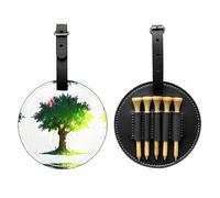 Big Tree in The Sun - Bolsa de almacenamiento para camisetas de golf, diseño portátil, fácil de organizar, color negro