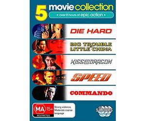 Big Trouble in Little China + Die Hard + Kiss of The Dragon + Speed + Commando [NON-USA Format / PAL / Region 4 Import - Australia]