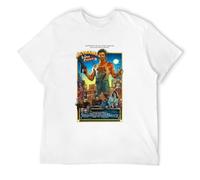 Big Trouble In Little China T Shirt 80S Retro Movie Poster John Carpenter tee Men's T Shirt White S