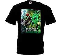 Big Trouble in Little China v1 tee Round Neck Unisex Tops Men's 100% Cotton Short-Sleeve T-Shirts L