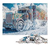 Big Truck Puzzle Stress Reliever 100% Recycled Cardboard Jigsaw Puzzle for Adult Children Unique Gift 38x26cm/1000pcs