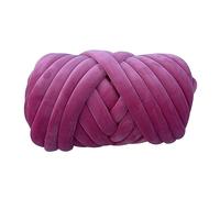 Big Twist Tube Yarn - Hilo de algodón trenzado de terciopelo de cristal para proyectos hechos a mano, hilo de algodón trenzado de terciopelo de cristal