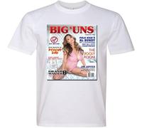 Big UNS Magazine Parody Married with Children 80s Polk High Al Bundy tee Shirt White 3XL