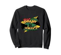 Big Up Jamaica Isla Reggae Cultura del Caribe Sudadera