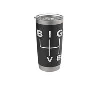 BIG V8 Cambio 4 Marchas - Diseño Muscle Car Vintage Vaso térmico de acero inoxidable de doble pared