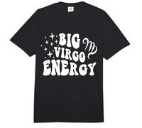 Big Virgo Energy x Virgo Zodiac Retro Comfort Colors Adult Heavyweight T-Shirt