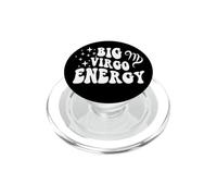 Big Virgo Energy x Virgo Zodiac Retro PopSockets PopGrip para MagSafe