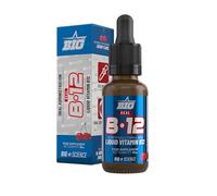 BIG - Vitamina B12 Líquida Sublingual - 5000 mcg - B12 Vitamina con Metilcobalamina Pura y de Rápida Absorción - Vitaminas para el Cansancio, Fatiga y Sistema Inmune - 60 Dosis (30 ml)