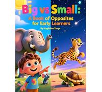 Big vs Small: A Book of Opposites for Early Learners: opposites for kids, early learning concepts, big and small book, preschool picture book, ... book, concepts book for early learners