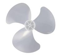 Big Wind 16 Inch Plastic Fan Blades Replacement Parts, 3 Leaves Electric Fan Accessories for 16-inch Standing Fan and Table Fan, Home Office Use White