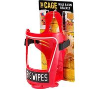 Big Wipes bgw2421 80, van y soporte de pared cubos limpiador, Rojo
