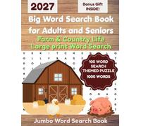 Big Word Search Book for Adults and Seniors. Farm & Country Life Large Print Word Search . Jumbo Word Search Book.: Relaxing Word Search Puzzle Book ... Find. New 2027. (Active Minds Collection)