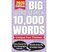Big Word Search Book: Word find Puzzles for Adults and Seniors with Unique Fun Themes and 10,000 Words to Explore