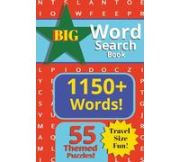 Big Word Search Puzzle Book: 1150+ Words - 55 Themed Puzzles | 6x9 inches, 113 pages | Easy to Read Print ... Gift for Holidays, Vacations and Fun Times