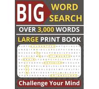 Big Word Search Puzzle Book for Adults: 200+ Unique Puzzles Large Print Edition Word Searches | 8.5x11 inches | Perfect for Adults, Seniors & Teens | ... Birthday Gift, Holidays, Relaxing & Fun!