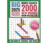 Big Word Search Puzzle Book For Adults 2025: 100 Winter Themed Puzzles, 2000 Words, 20 Words Per Puzzle, Easy Difficulty, Large Print, 8.5"x11" (Big ... For Adults, Seniors, and Teens (Large Print))