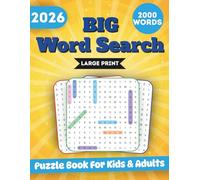 Big Word Search: Puzzle Book For Kids & Adults, Large Print Packed With 70 Interesting Puzzles | Size: 8.5x11 Inches, Pages 104 | Boost Your Focus, Memory & Vocabulary with Puzzles
