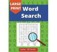 BIG Word Search Puzzle Book: Word Search With Easy To Read Print | 8.5x11 inches, 110 pages, 50+ puzzles | Perfect as a Gift or Hobby | Puzzle for Anxiety Relief and Relaxation