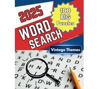 BIG Word Search Puzzle for Seniors & Adults: 100 Large Print Brain-Boosting Word Search Puzzles With Some Fun Vintage Themes