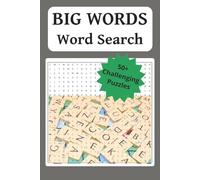 Big Words Word Search Puzzle Book: Word Searches with Challenging and Big Words | 6 x 9 inches, 110 pages | 50+ Puzzles | Great Gift for Traveling, Holidays, and Free Time