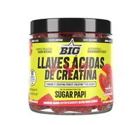 BIG x SUGAR PAPI Gominolas de Creatina Monohidratada Llave Ácida 90 gominolas Sin Azúcar Sin Gluten