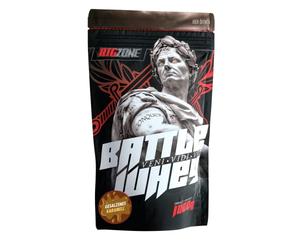 BIG ZONE high quality sportsnutrition BATTLE WHEY, Proteína de suero de proteínas concentradas, deliciosa calidad, fabricado en Alemania, 1000 g, polvo de 1 kg (caramelo salado)