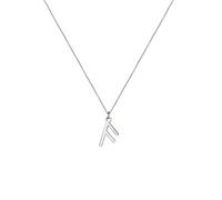 Bigbabybig Colgante minimalista The Elder Futhark Runes para mujer, collar vikingo hipoalergénico para la fe pagana nórdica, delicado, día de la madre, cumpleaños, 18inch, Metal, No es una piedra