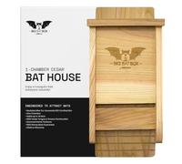 BIGBATBOX Caja para Murciélagos - 1 Cámara, Interior sin Pintar, Cedro