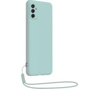 Bigben Carcasa tacto suave con brazalete para Samsung Galaxy M52 en Azul Cielo