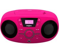 Bigben CD61RUSB Pink Reproductor de música de escritorio