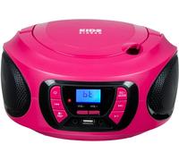Bigben CD62RSUSBBT Pink Reproductor de música de escritorio