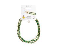 BigBen Connected Bandolera Universal Smartphone con Cadena Dorada, Verde