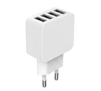 BigBen Connected Cargador de red FastCharge USB A 5,4A de 4 puertos,