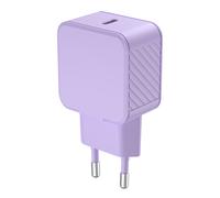 BigBen Connected Cargador de red USB-C 20W Power Delivery FastCharge, Violeta