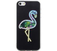 BigBen Connected Estuche rígido holográfico Flamingo para iPhone 5/5S/SE,