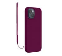 BigBen Connected Funda de silicona para iPhone 14 con correa a juego, Violeta