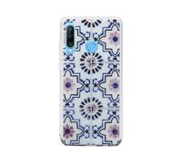 BigBen Connected, Funda para Huawei P30 Lite Patrón Marruecos Híbrido Antichoque