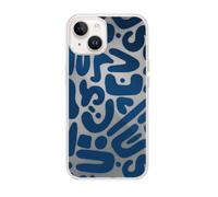 BigBen Connected Funda para iPhone 13/14 en patrones Resin Blue, Azul