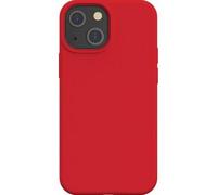 BigBen Connected Funda para iPhone 13 mini Rígida Silicona Soft Touch, Rojo